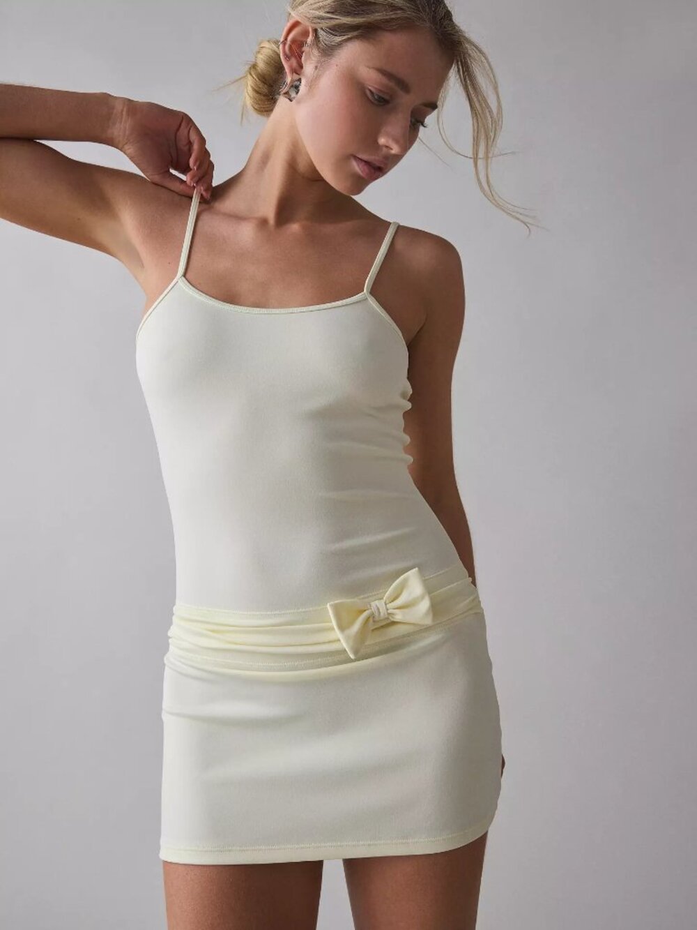 NWT Lioness Intuition Bow Detail Cami Mini Dress